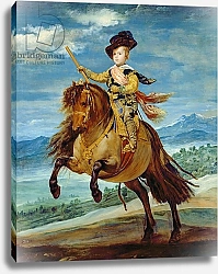 Постер Веласкес Диего (DiegoVelazquez) Prince Balthasar Carlos on horseback, c.1635-36