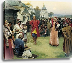 Постер Лебедев Клавдий Пляска. 1900