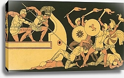 Постер Флексман Джон Ajax defending the Greek ships against the Trojans