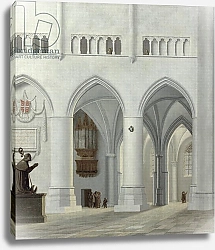 Постер Саенредам Питер Interior of the Church of St. Bavo, Haarlem, 1630