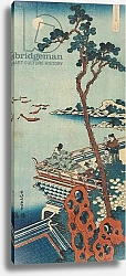 Постер Хокусай Кацушика Print from the series 'A True Mirror of Chinese and Japanese Poems', c.1833 4