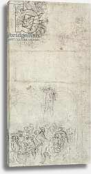 Постер Микеланджело (Michelangelo Buonarroti) Study for The Last Judgment
