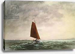 Постер Треветт Вик (совр) Passing Squall on the Medway