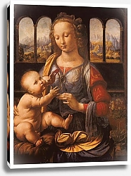 Постер Леонардо да Винчи (Leonardo da Vinci) Мадонна с гвоздикой