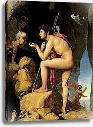 Постер Ингрес Джин Oedipus and the Sphinx, 1808