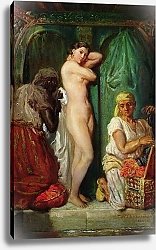 Постер Чассеро Теодор The Bath in the Harem, 1849