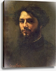 Постер Курбе Гюстав (Gustave Courbet) Self-portrait