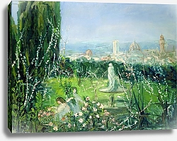 Постер Лапрад Пьер View of Florence, c.1909