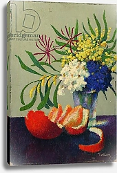 Постер Тобин Феликс Still Life with Flowers and an Orange