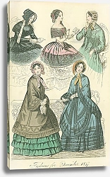 Постер Fashions for Desember 1847
