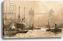 Постер Дикстон Чарльз Tower Bridge from Cherry Garden Pier, c.1900
