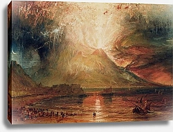 Постер Тернер Уильям (William Turner) Mount Vesuvius in Eruption, 1817