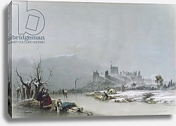Постер Пайн Джеймс Windsor Castle: from the Thames, 19th century