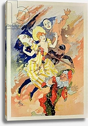 Постер Шере Жюль Reproduction of a poster for a pantomime, 1891