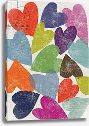 Постер Фрэн Дженни Printed Hearts