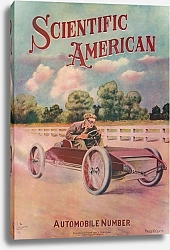 Постер Scientific American. Automobile number