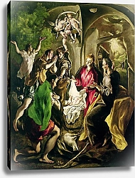Постер Эль Греко Adoration of the Shepherds, 1603-05