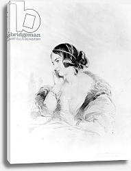 Постер Лэндсир Эдвин Caroline Norton, engraved by Frederick Christian Lewis, 1838