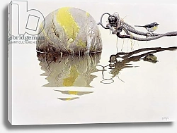 Постер Тейлор Карл (совр) Buoy and Wagtail, 2000