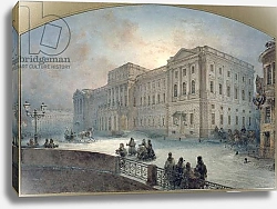 Постер Садовников Василий View of the Mariinsky Palace in Winter, 1863