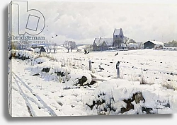 Постер Монстед Петер A Winter Landscape, Holmstrup, 1927