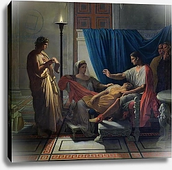 Постер Ингрес Джин Virgil Reading the Aeneid to Livia, Octavia and Augustus, c.1812