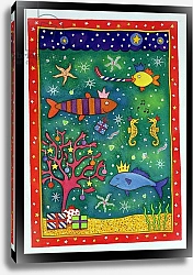 Постер Бакстер Кэти (совр) Fishy Christmas, 1997