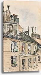 Постер Мехоффер Иосиф View from the window of Józef Mehoffer and Stanisław Wyspiański studio in Paris