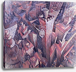 Постер Джонсон Уол (совр) Downtown Manhattan Hailstorm, 1995