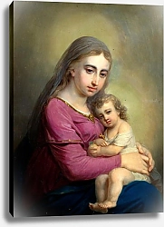 Постер Боровиковский Владимир Богоматерь с младенцем