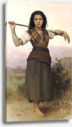 Постер Бугеро Вильям (Adolphe-William Bouguereau) Пастушка 4