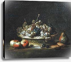 Постер Шарден Жан-Батист Basket of Grapes, 1765