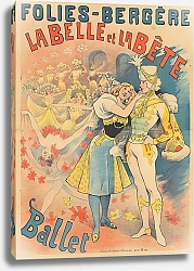 Постер Шубрак Альфред Folies-Bergère, La Belle et La Bête