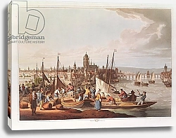 Постер Школа: Немецкая школа (19 в.) View of Frankfurt, 1814