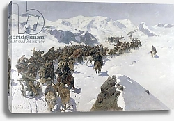 Постер Роубаннд Франц Count Argutinsky crossing the Caucasian Range, 1892