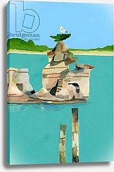 Постер Хируёки Исутзу (совр) Seagull resting