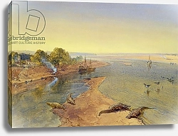 Постер Симпсон Вильям The Ganges, 1863