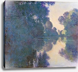 Постер Моне Клод (Claude Monet) Morning on the Seine near Giverny, 1897