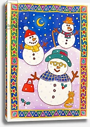 Постер Бакстер Кэти (совр) Snowmen in the Snow