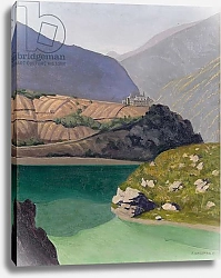 Постер Валлоттон Феликс Lake Geronde, Sierre, 1919