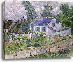 Постер Ван Гог Винсент (Vincent Van Gogh) Дома в Овере 2
