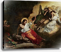 Постер Делакруа Эжен (Eugene Delacroix) Christ in the Garden of Olives, 1827