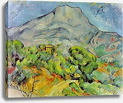 Постер Сезанн Поль (Paul Cezanne) Дорога у горы св. Виктории