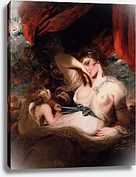 Постер Рейнолдс Джошуа Купидон, развязывающий пояс у Венеры