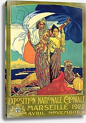 Постер Делепайн Давид Poster advertising the 'Exposition Nationale Coloniale', Marseille, April to November 1922