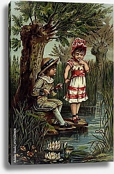 Постер Детские игры. Рыбная ловля