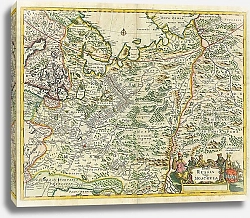 Постер Карта России, 1680 г. 1