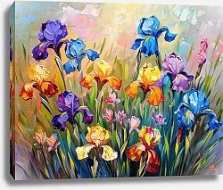 Постер Waltz of irises