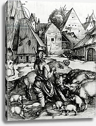 Постер Дюрер Альбрехт The Prodigal Son, 1496