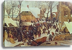 Постер Брейгель Питер Старший Winter Scene, 16th century
